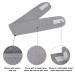 Leaflai 12-Pack Spa Facial Terry Cloth Headband for Bath, Makeup & Sport - Gray - Buy Online on GoSupps.com