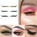 Glitter Eyeliner Stickers Instant Eyeliner Stickers Self-adhesive Eye Line Strip Sticker Eye Makeup Tool Waterproof Eyeliner Stickers style 2 - Buy Online on GoSupps.com