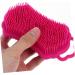 Frcolor Silicone Shower Scrubber & Hairbrush 2-Pack Scalp Meridian Massage Tool for Body & Hair Care Perfect for Bathing & Washing - Buy Online on GoSupps.com