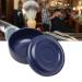Dark Blue Razor Shell with Lid - Wide Iron Shaving Soap Cup & Foam Mug with Large Capacity for Effortless Shaving - Buy Online on GoSupps.com