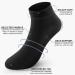 CHARMKING 8 Pairs Women's Non Slip Ankle Socks - Cotton No Show Low Cut Casual Socks (Black/White/Grey) - Buy Online on GoSupps.com