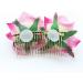 Miaoo Flamenco Dancer Hair Clip Rose Hairpin Bridesmaid Wedding Women Hair Accessory Bridal Hair Comb (Beige) - Buy Online on GoSupps.com