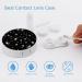 Buy Bagea-Ka Black & White Moon Star Pattern Contact Lens Case | Eye Care Kit with Tweezers Mirror & Solution Bottle - Perfect for Travel & Home - Buy Online on GoSupps.com