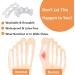 KIYOKI Toe Separators & Stretchers for Bunions, Hallux Valgus, Hammertoes - Small Size Women 5-9 Men 6-7 - Foot Balance & Mobility - Buy Online on GoSupps.com