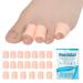 20 PCs toe protection silicone toe protection Small toe gel toe caps Small toe toe for bubbles chicken eyes hammer toes friction pain relief and more (naked 20pcs) nude 20PCs small