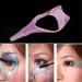 U-K 3in1 Mascara Shield Guard Eyelash Brush Curler Guide Applicator Comb Makeup Tool Random Color - Buy Online on GoSupps.com