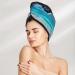 Tahiti Beach SamLng Coral Velvet Dry Hair Cap - Ideal for Home Travel Pool Parties & More | Soft & Quick-Dry - Buy Online on GoSupps.com