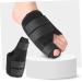 NOLITOY Hammertoe & Bunion Corrector Splint - Adjustable Black Thumb Brace for Pain Relief | 1 Pair - 30x14cm - Buy Online on GoSupps.com