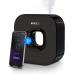 MEIDI Waterless Essential Oil Diffuser - Bluetooth Cordless Aromatherapy Diffuser with App Control Smart Timer Setting Hang-up Design and Wide Coverage for Home Office Hotel and SPA - Black