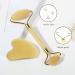 Buy Jade Roller & Yellow Gua Sha Tool for Face Care | Reduce Wrinkles & Lift Skin - International Shipping Available - Buy Online on GoSupps.com