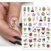 Sliders Banana Abtract Design 3D Nail Sticker Avocado Fruit Decals Sunflower(STZ-CS043) - Buy Online on GoSupps.com