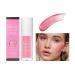 Lightweight Matte Liquid Cheek Makeup Natural Look for Women Girls Multifunctional Smooth Matte Liquid Cheek Blush Natural Look
