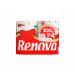 Kitchen paper 2 -layer - printed - 2 rolls - kitchen roll - paper roller - all -purpose towels - Renova max absorption XXL - corresponds to 4 standard rollers (Christmas) 2 pieces (1 Pack) Christmas