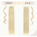 S-noilite Trendy 23 Straight Wrap around Ponytail Clip in Hair Extension - Bleach Blonde 23 Inch - Buy Online on GoSupps.com
