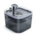 Petory Cat Water Fountain - Automatic Pet Water Fountain Cat Water Dispenser with 2 Replacement Filters, 74oz/2.2L BPA-Free Water Fountain for Cats Inside with 2 Flow Modes Grey(Without Adapter)
