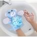 Kids Bath Loofah Sponge Set - Non-toxic, Skin-friendly Terry Cloth Bath Mitts (Cartoon Rabbit/Duck/Bear) - Pack of 3 - Buy Online on GoSupps.com