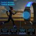 Flintronic LED Bracelet - 4 pcs Reflective Lighting Tape Safety Light Band for Night Running & Outdoor Sports - Unisex Blue - Buy Online on GoSupps.com