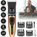 Buy Best Beard Trimmer for Men | Cordless Hair Clippers Kit | Waterproof USB Rechargeable & Low Noise - Buy Online on GoSupps.com