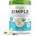 Orgain Nutrition Simple Organic Plant Protein Powder - Vanilla 1.25 LB