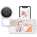 Arenti baby monitor with camera 2K/3MP 5 inch WiFi video baby monitor ptz 355 IR night vision night light lullied temperature display supports mobile app control Ainanny
