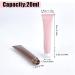 NICENEEDED 2Pcs 20ml Refillable Eye Cream Roller Bottle Travel Size Essential Oil Roller Bottles Cosmetic Empty Tube Cosmetic Storage Container for Women Girls - Buy Online on GoSupps.com