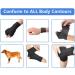 Buy Cojj 24 pc Cohesive Bandage Tape 5cm x 4.5m - Self-Adhering Waterproof Elastic Finger Plaster for Humans & Animals (Black) - International Shipping - Buy Online on GoSupps.com