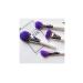 Premium Purple Makeup Brush Set - Non-Irritating Synthetic Fiber Foundation Brushes for Flawless Application - Buy Online on GoSupps.com