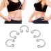 Fyearfly nose rings with essential oils 5 pieces nose rings with essential oils skin tightening improvement of the metabolism slimming naveness