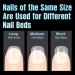 TOMICCA Short Almond Nail Tips - 240Pcs Half Matte Soft Gel & Acrylic Pre-Shaped Full Cover Nails for Nail Extensions - 12 Sizes Available - Buy Online on GoSupps.com