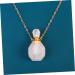 Zerodeko 2pcs Amethyst Aromatherapy Necklace - Natural Perfume Bottle Pendant for Essential Oils - White Diffuser Jewelry - Buy Online on GoSupps.com
