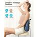 AllJOy Wireless Neck & Back Massage Device with Heat - Shiatsu 3D-Rotating Massage Pillows - Perfect Gift in Blue - Buy Online on GoSupps.com