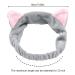 8PC Cat Ears Headbands - Elastic Hair Straps for Women | Spa Makeup & Face Washing | Washable Colored Cloth | One Size Fits All - Buy Online on GoSupps.com