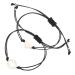 COHEALI Women Bracelet 1 Pair Cutout Heart Bracelet Woven Bracelets Rope Bracelet for Women Miss Jewelry Heart-shaped