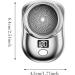 Electric Rechargeable Shavers for Men | Portable Electric for Men Type C Charging Shave for Smooth Shave Electric with Digital Display Silver - Buy Online on GoSupps.com