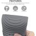 Fivetwofive 2X Grey Hair Straightener Holder Heat Resistant Mat Stand for Flat Curling Iron Hot Hair Tools - Buy Online on GoSupps.com