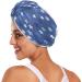 Stars Dry Hair Cap - Quick Drying 2 Piece Towel Set with Button Headband | Super Absorbent & Soft - Buy Online on GoSupps.com