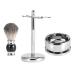 Professional Mens Shaving Kit: Faux Badger Hair Brush Alloy Soap Bowl & Stand Holder - Perfect for a Luxurious Grooming Experience - Buy Online on GoSupps.com