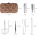 Cork Manicure Pedicure Kit 6 Pieces Stainless Steel Nail Scissors and Cuticle Tools Set with Eco-Friendly Cork Box - Buy Online on GoSupps.com