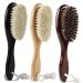 Minkissy 2-Pack Baby Bath Brush Set | Mustache & Beard Hairbrushes for Men | Bamboo Infant Hair Brush 20x5cm | International Shipping Available - Buy Online on GoSupps.com
