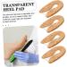 Buy Healvian 8 Pairs Transparent Heel Pads - Silicone Heel Cups & Insoles for Heel Pain Relief | Comfortable Shoe Pads for Men - Buy Online on GoSupps.com