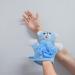 Cute Animal Bathing Gloves - Bear Shape Shower Loofah Sponges for Kids & Women (4 Pcs) - Perfect Bath Scrub for Fun & Effective Cleaning - Buy Online on GoSupps.com