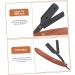 Minkissy Metal Cutlery Holder & Classic Wooden Eyebrow Trimmer - Safe Razors for Men - Buy Online on GoSupps.com