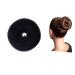 JIAHAO Bun Maker Ring Style for Thick and Long Hair 14cm Black 1pc