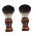 Beaupretty 2st Bart cleaning brush cleaning brush shave crossstick needle pillow mailbox --charms top strap beard brush modeling razor brush beauty tools man bamboo
