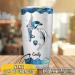 Wassmin Personalized Dolphin Tumbler Cup - Custom Name Stainless Steel Insulated Mug for Women & Girls | 20oz / 30oz - Perfect Birthday & Christmas Gift - Buy Online on GoSupps.com