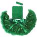 4pcs Crochet Tube Top Tutu Dress Set for Baby Girls | Sparkling Emerald Skirt Pettiskirt | Size 7x9 - Buy Online on GoSupps.com