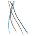 Real Feather Hair Extensions - Aqua Auburn 5-Piece Set - Buy Online on GoSupps.com