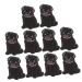 COHEALI 10pcs Dog Beads Black Beads Silicone Beads Baby Accessories The Dog Black Baby Chew Silica Gel Black 3.1x2.3cm