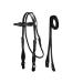 Tahoe Tack Leather Starry Night Studded Horse Headstall & Matching Reins, Black, Full Horse (17-1736-BK)