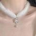 Vsilay Lianxue Elegant Snowflake Choker Necklace - Stylish Plush Wedding Jewelry for Women - Buy Online on GoSupps.com